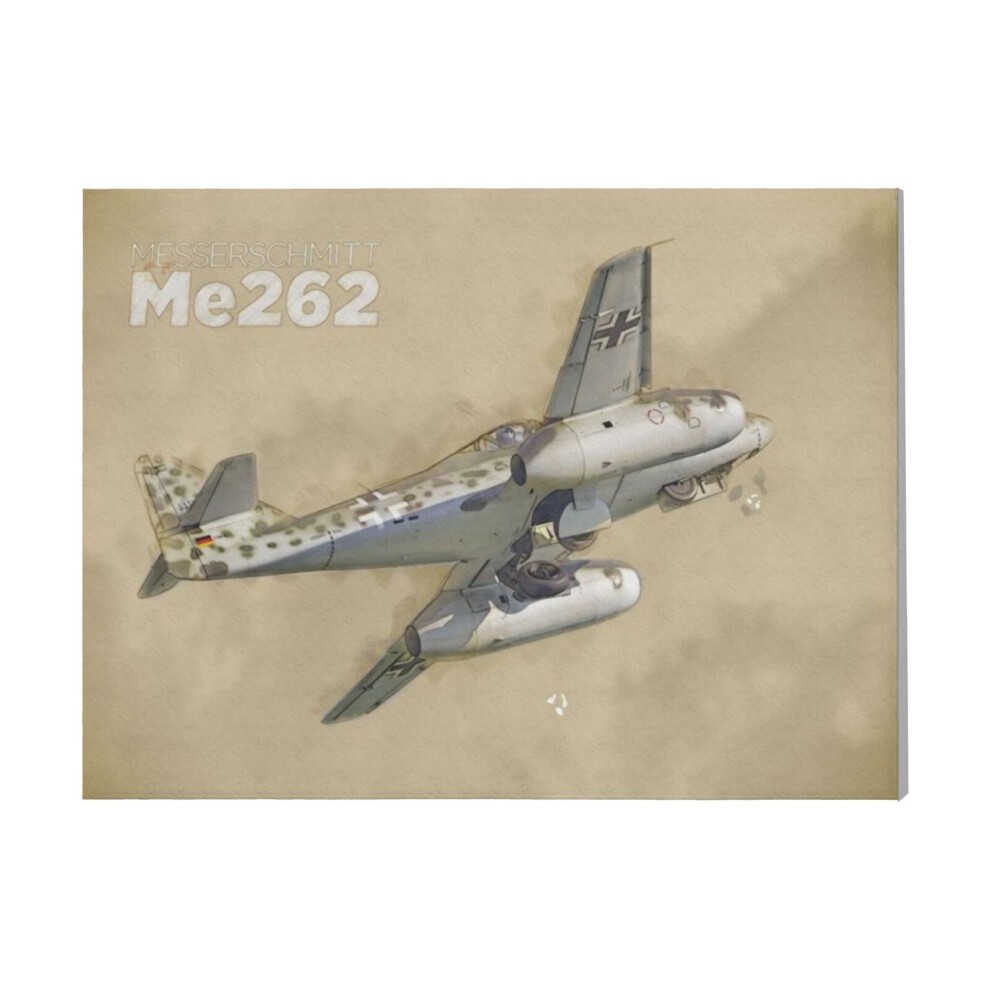 (Messerschmitt Me262=9797) Canvas Print Framed DIY Install Kit- 16x20
