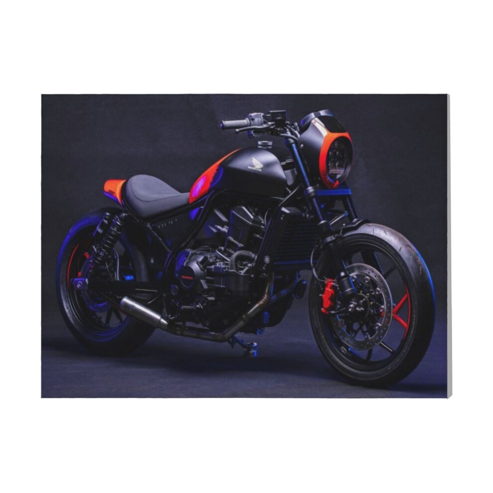 (Honda CMX 1100 Rebel Motor=5954) Canvas Print Framed DIY Install Kit- 16x20