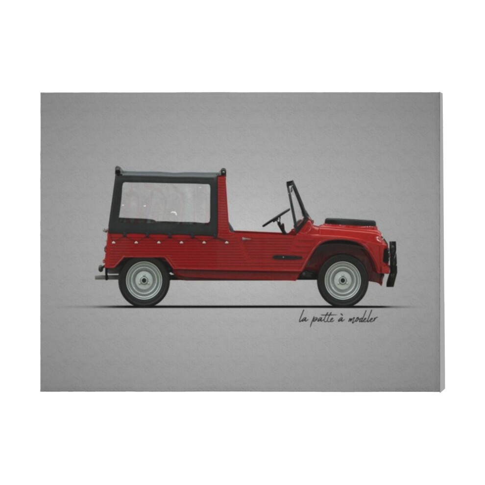 (Citroen Mehari=9657) Canvas Print Framed DIY Install Kit- 16x20