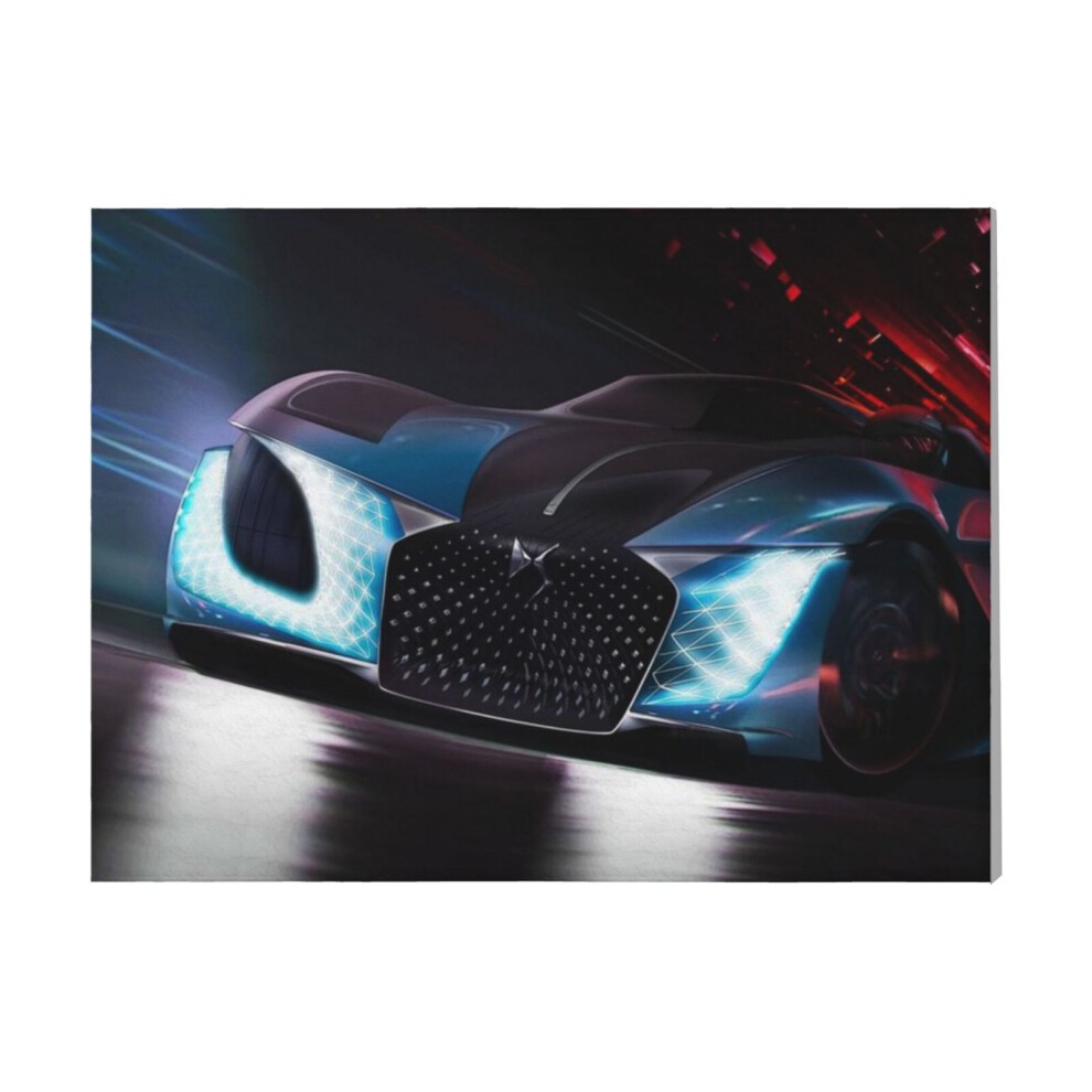 (Citroen DS X E Tense=7287) Canvas Print Framed DIY Install Kit- 16x20