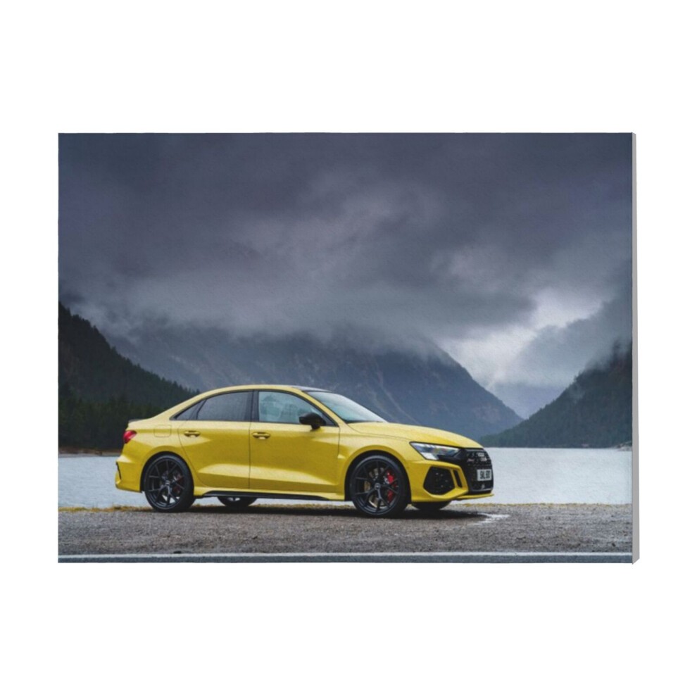 (Audi=6229) Canvas Print Framed DIY Install Kit- 16x20