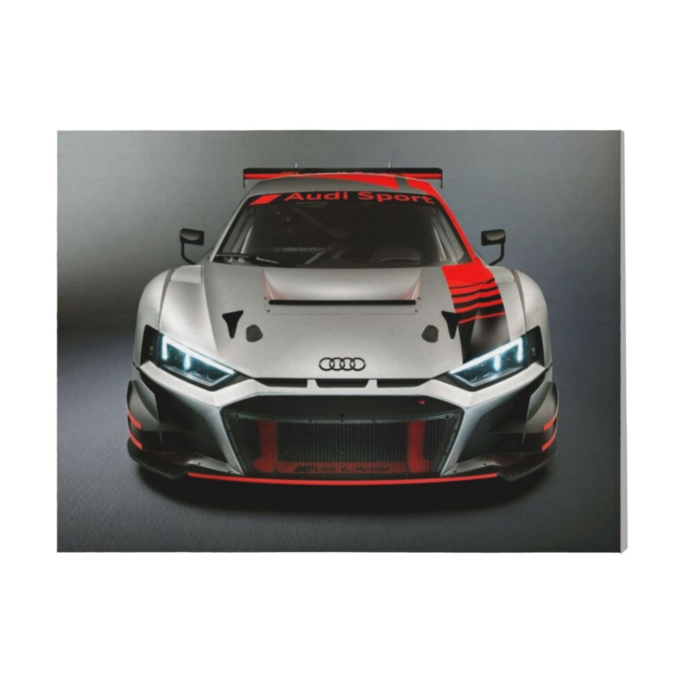(Audi R8 LMS=9545) Canvas Print Framed DIY Install Kit- 16x20