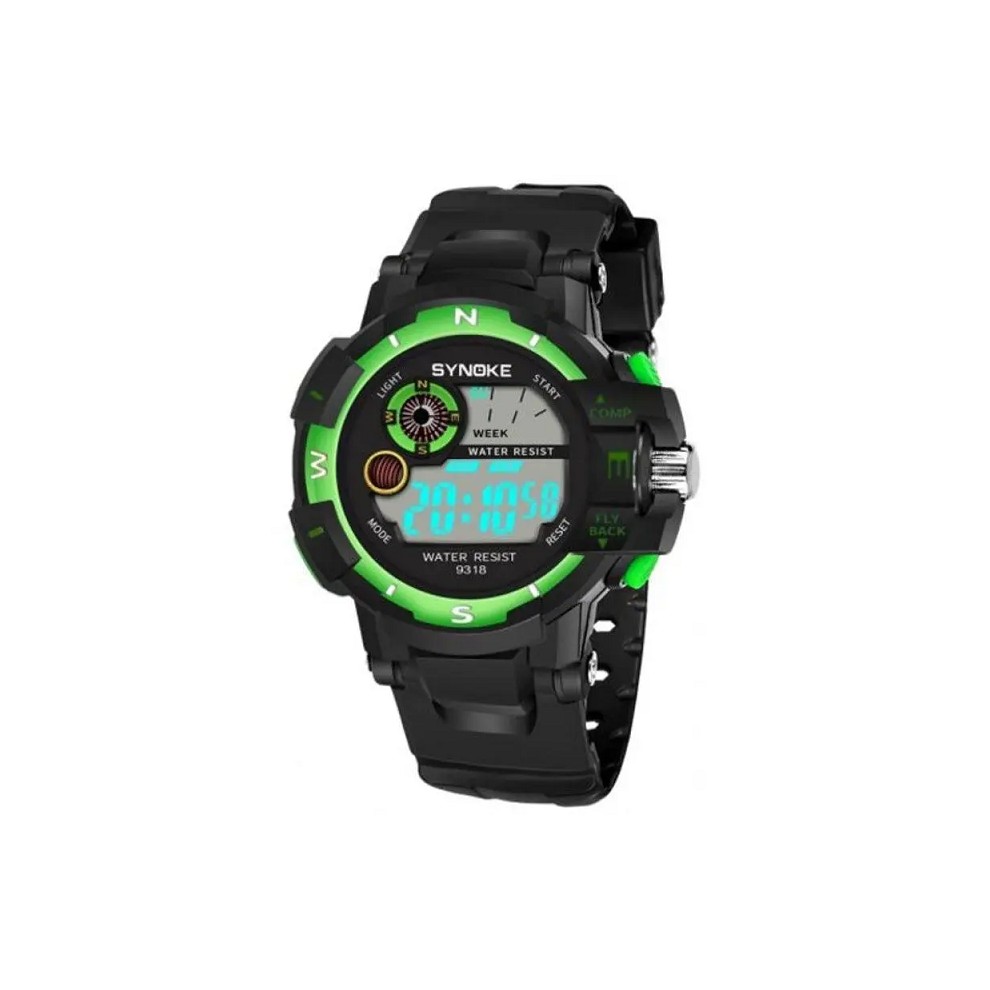 Veile Studios 9318 Outdoor Sports Electronic Watch Waterproof Green Watches