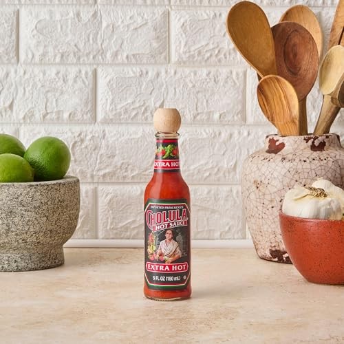 Cholula Hot Sauce, Extra Hot, Product of Mexico, Blend of Arbol & Piquin Peppers for Bringing Extra Hot Heat to Tacos, Eggs, Pizza and More, 5 Fl Oz thumbnail