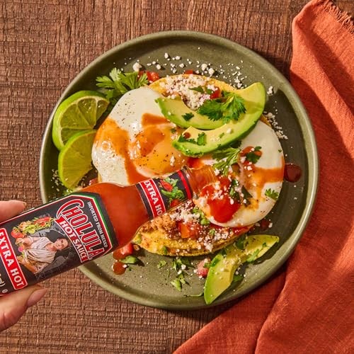 Cholula Hot Sauce, Extra Hot, Product of Mexico, Blend of Arbol & Piquin Peppers for Bringing Extra Hot Heat to Tacos, Eggs, Pizza and More, 5 Fl Oz thumbnail
