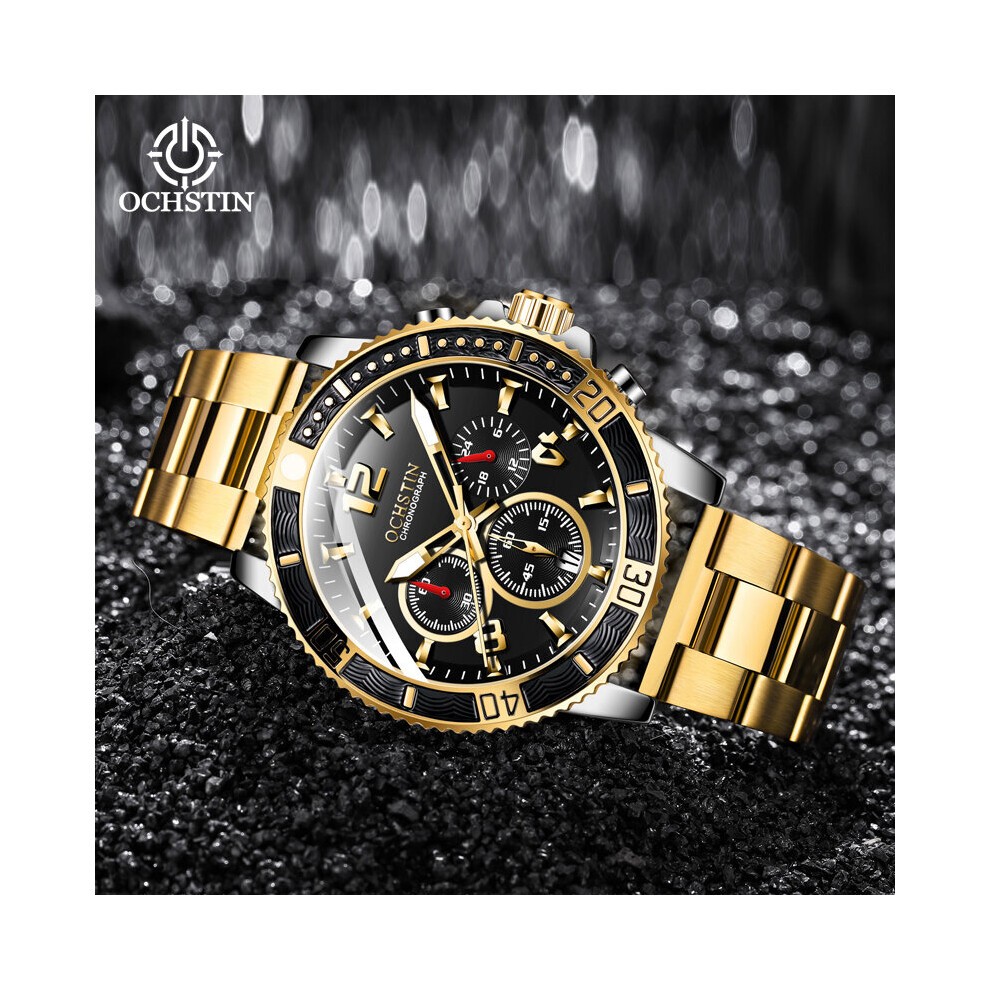 Man WristWatch Waterproof Chronograph Men Watch Military Top Stainless Steel Sport Business Male Clock 7263 thumbnail