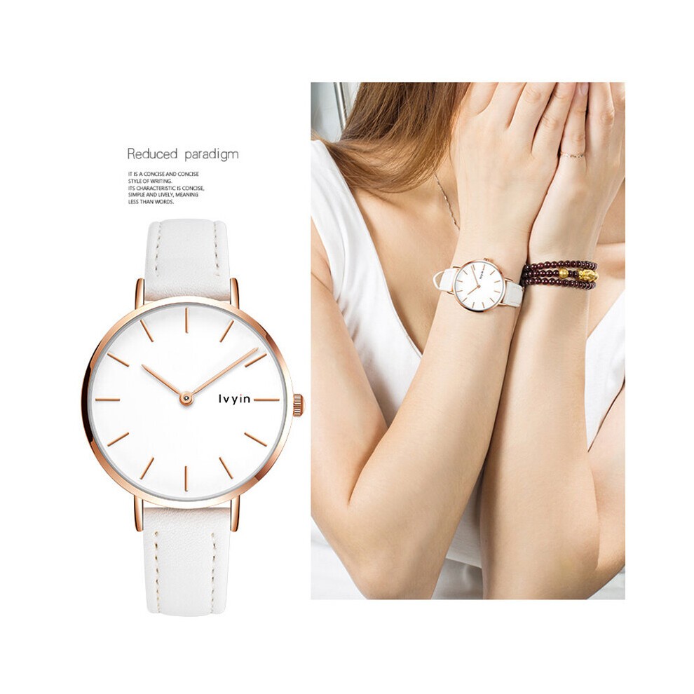 Lvyin Ceramic Watch Women Waterproof Quartz Watch Lady Business Clock Women Dress Watch 8654 thumbnail