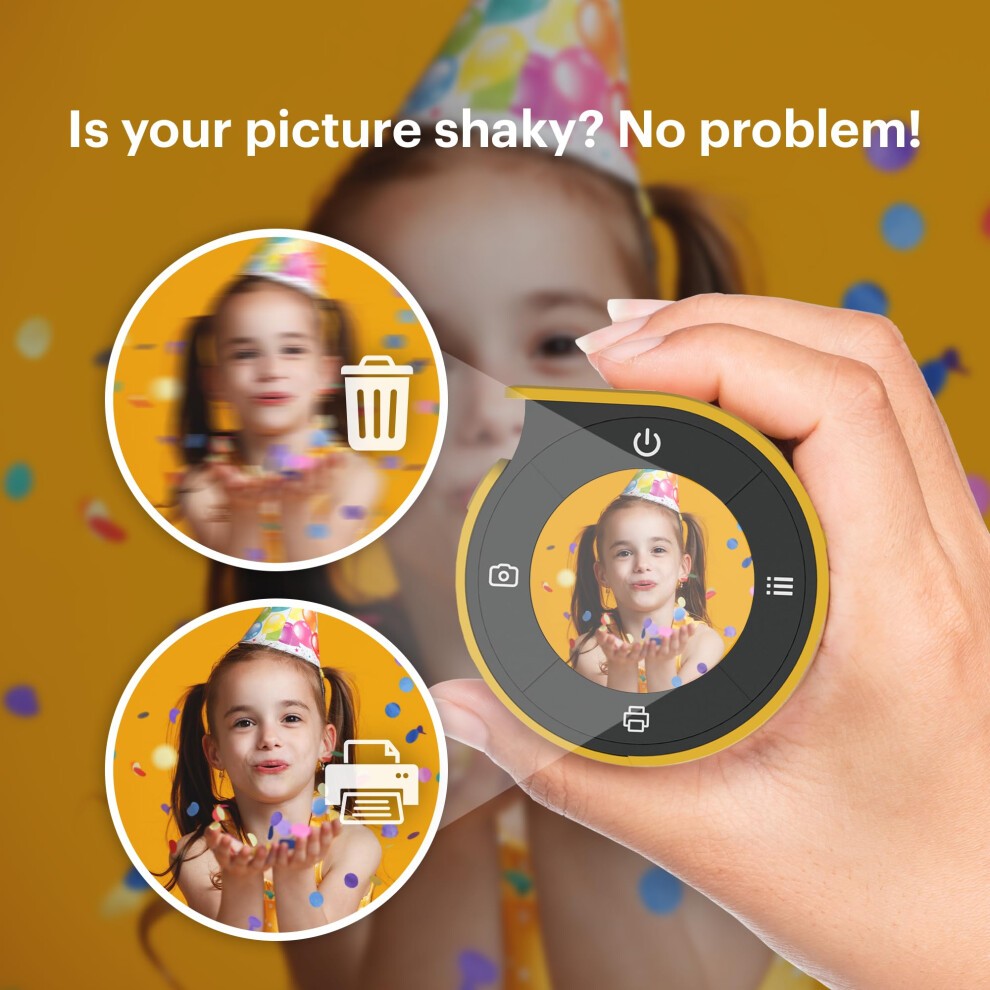 KODAK Memo Shot ERA Kids Instant Digital Camera and Photo Label Printer  White (Camera with 1 Roll One-Touch Label Cartridge) thumbnail