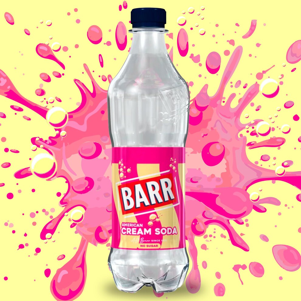 BARR Since 1875, 12 Pack American Cream Soda, Zero No Sugar Sparkling Soft a Creamy Taste of American Cream Soda, 