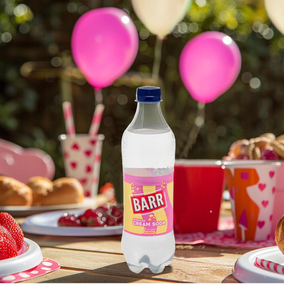 BARR Since 1875, 12 Pack American Cream Soda, Zero No Sugar Sparkling Soft a Creamy Taste of American Cream Soda, 