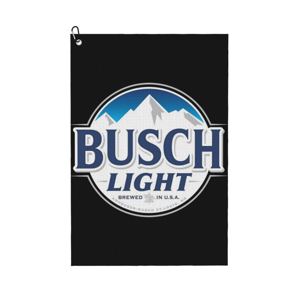 (Best Seller of Bush Light_15435) Golf Towel Funny Printed Cristmas Gift for Men Women Husband Dad Mom Birthday Golfers Fan