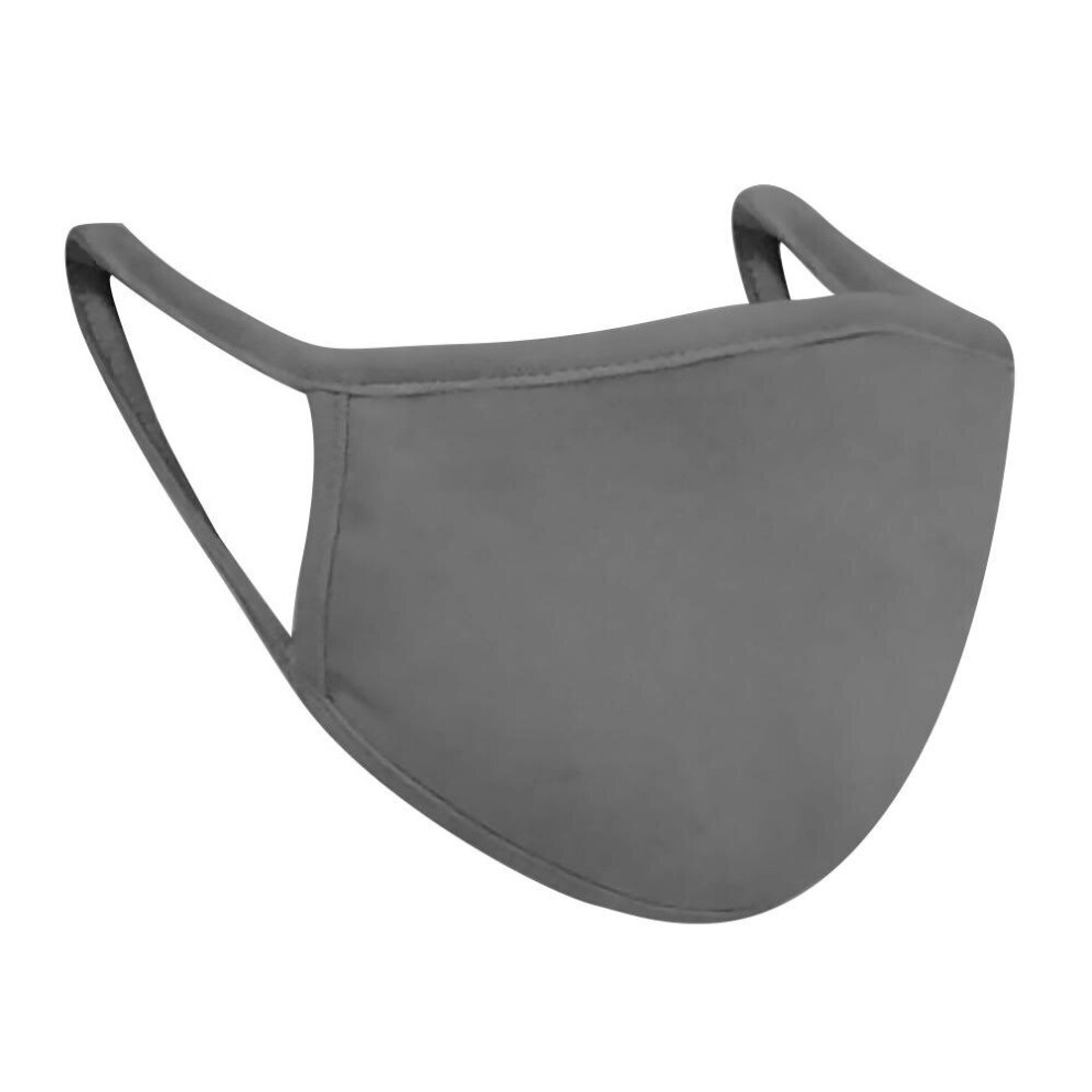 BugOff: REUSABLE FACE MASK Pack of 5, Grey, Large/XL