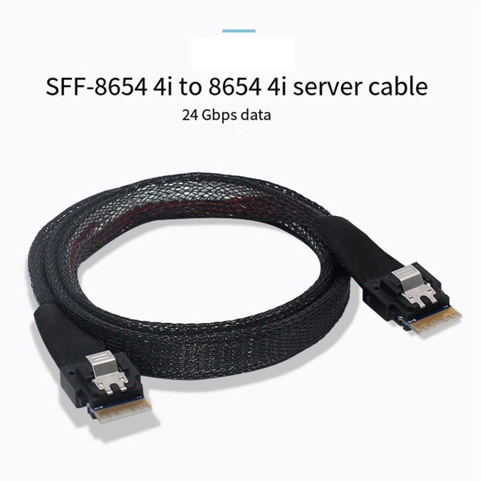 NGFF M-Key NVME to SFF-8654 Slimline SAS Card Adapter thumbnail