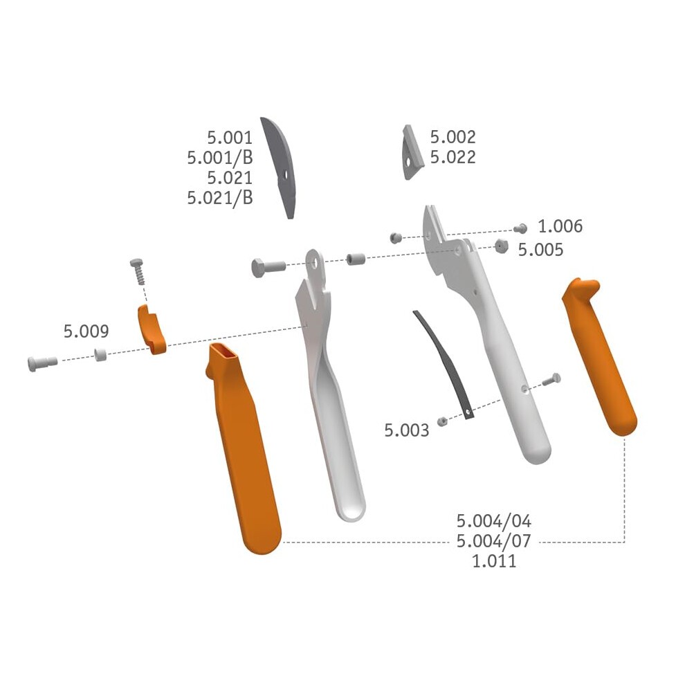 Original Lowe 5 Professional Anvil Garden Shears 5.104 thumbnail