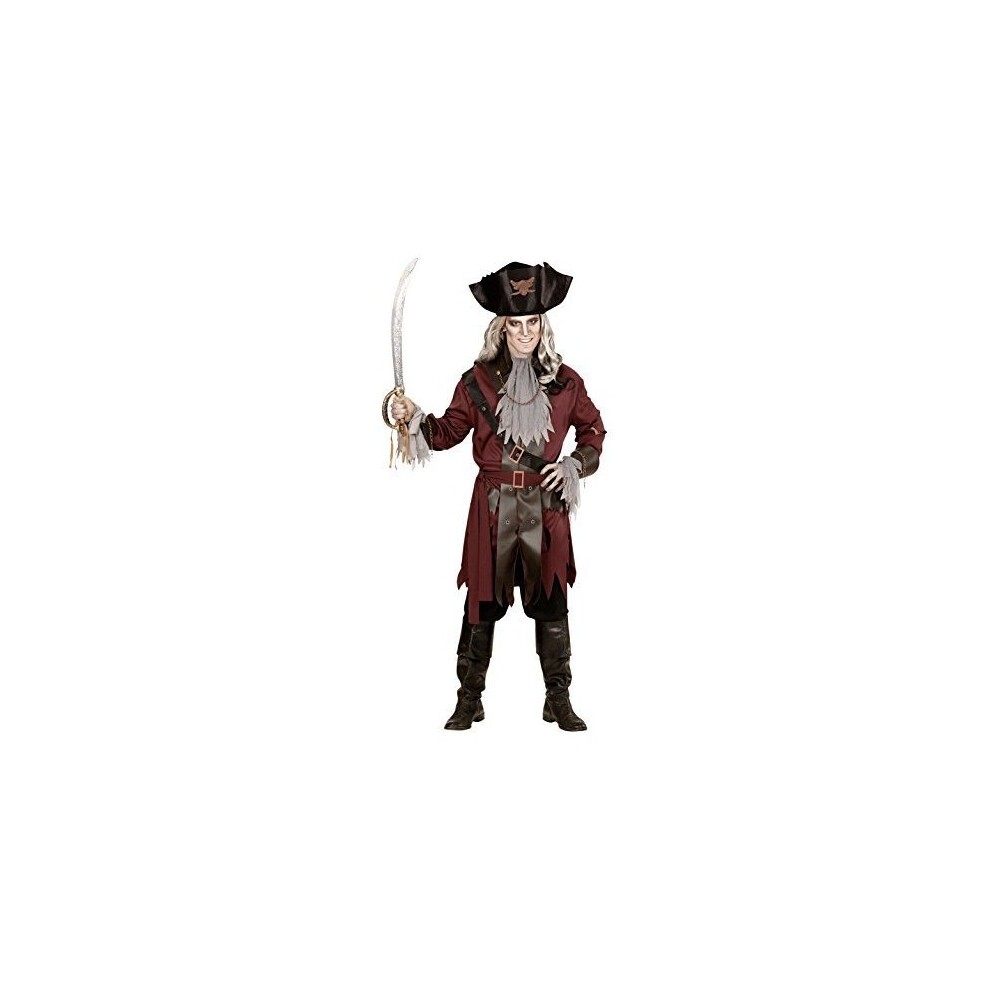 Widmann 05954ÂgÃ¼rtel, Jabot, Headband Hat Captain Spook Adult Costume Jacket -