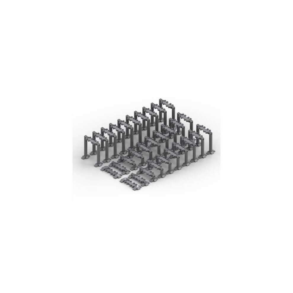 Trixbrix Supports Bundle 2.0 Compatible with Lego City Train Sets 60197 60198 10277 60205 60238 thumbnail