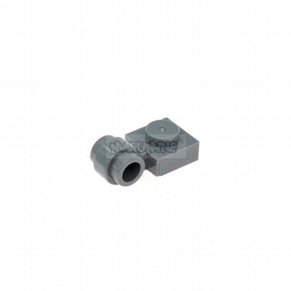 20PCS 1x1 Board Side with Adapter Ring Point Parts Compatible 4081 MOC Technology Plate Bricks Part Accessories Block
