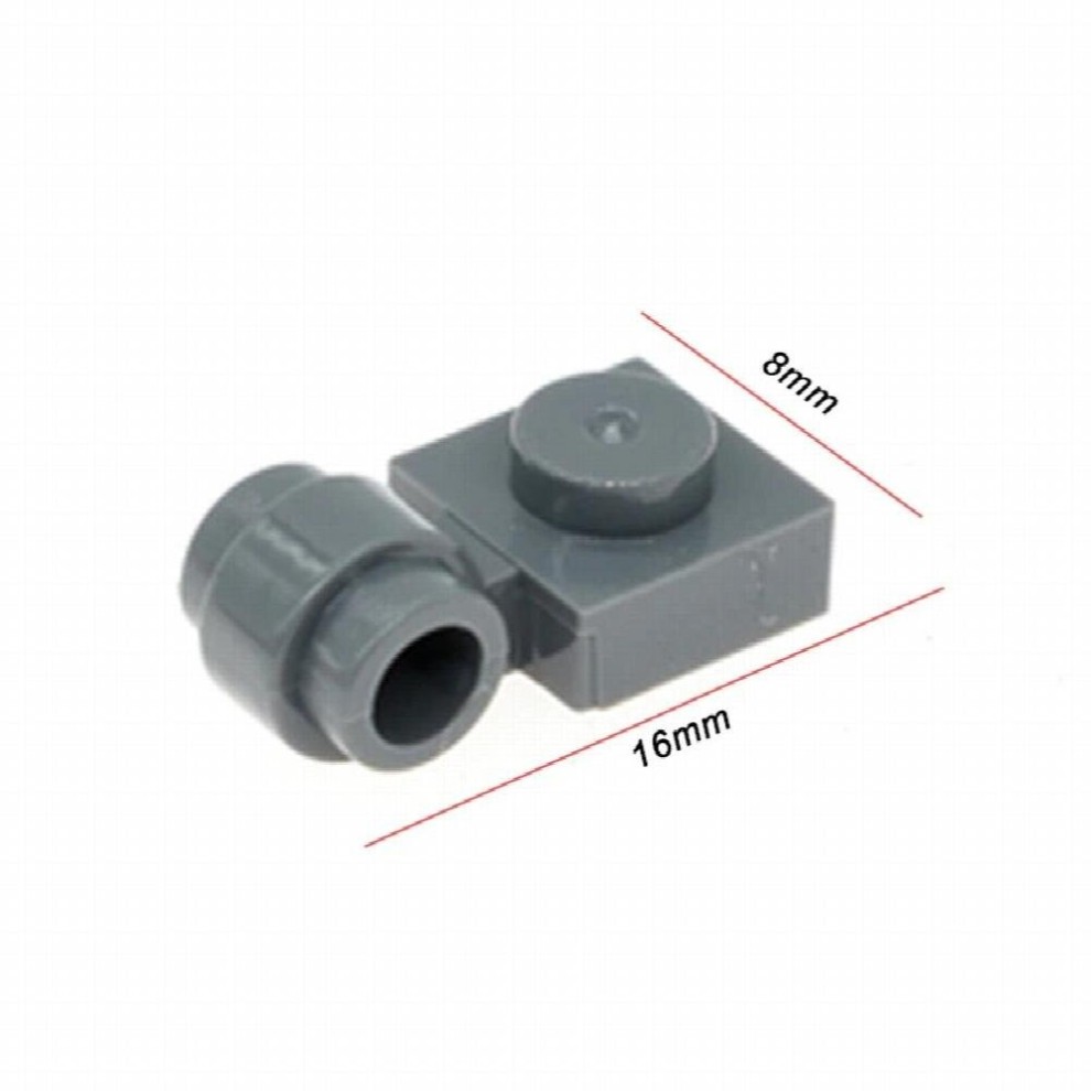 20PCS 1x1 Board Side with Adapter Ring Point Parts Compatible 4081 MOC Technology Plate Bricks Part Accessories Block thumbnail