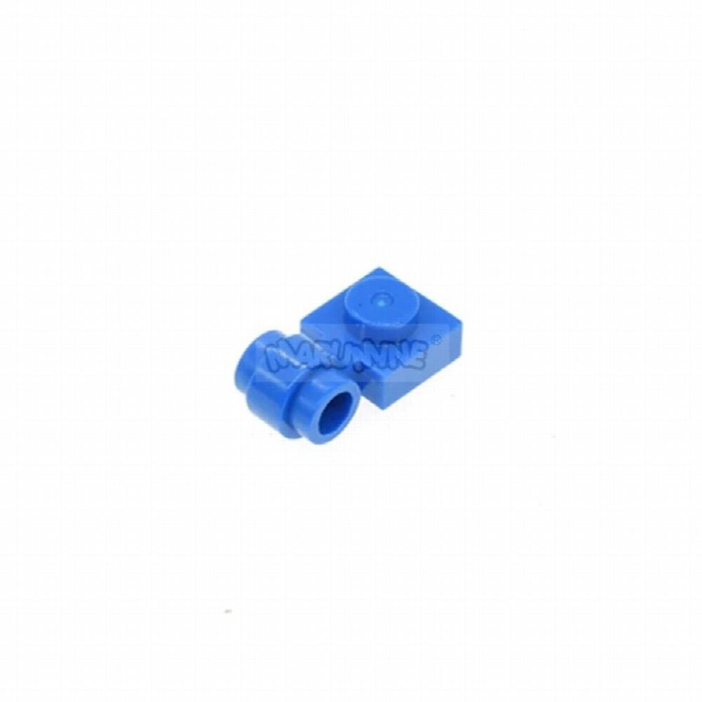 20PCS 1x1 Board Side with Adapter Ring Point Parts Compatible 4081 MOC Technology Plate Bricks Part Accessories Block thumbnail