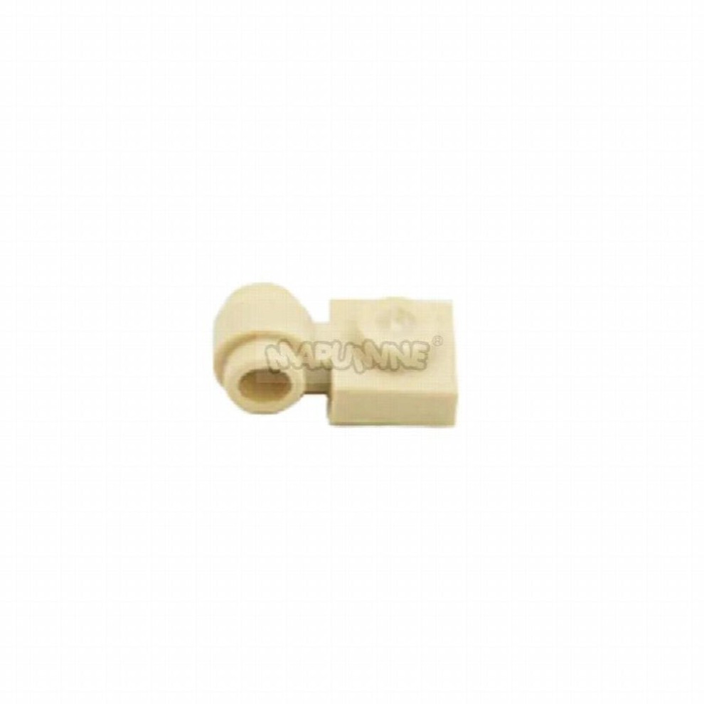 20PCS 1x1 Board Side with Adapter Ring Point Parts Compatible 4081 MOC Technology Plate Bricks Part Accessories Block thumbnail