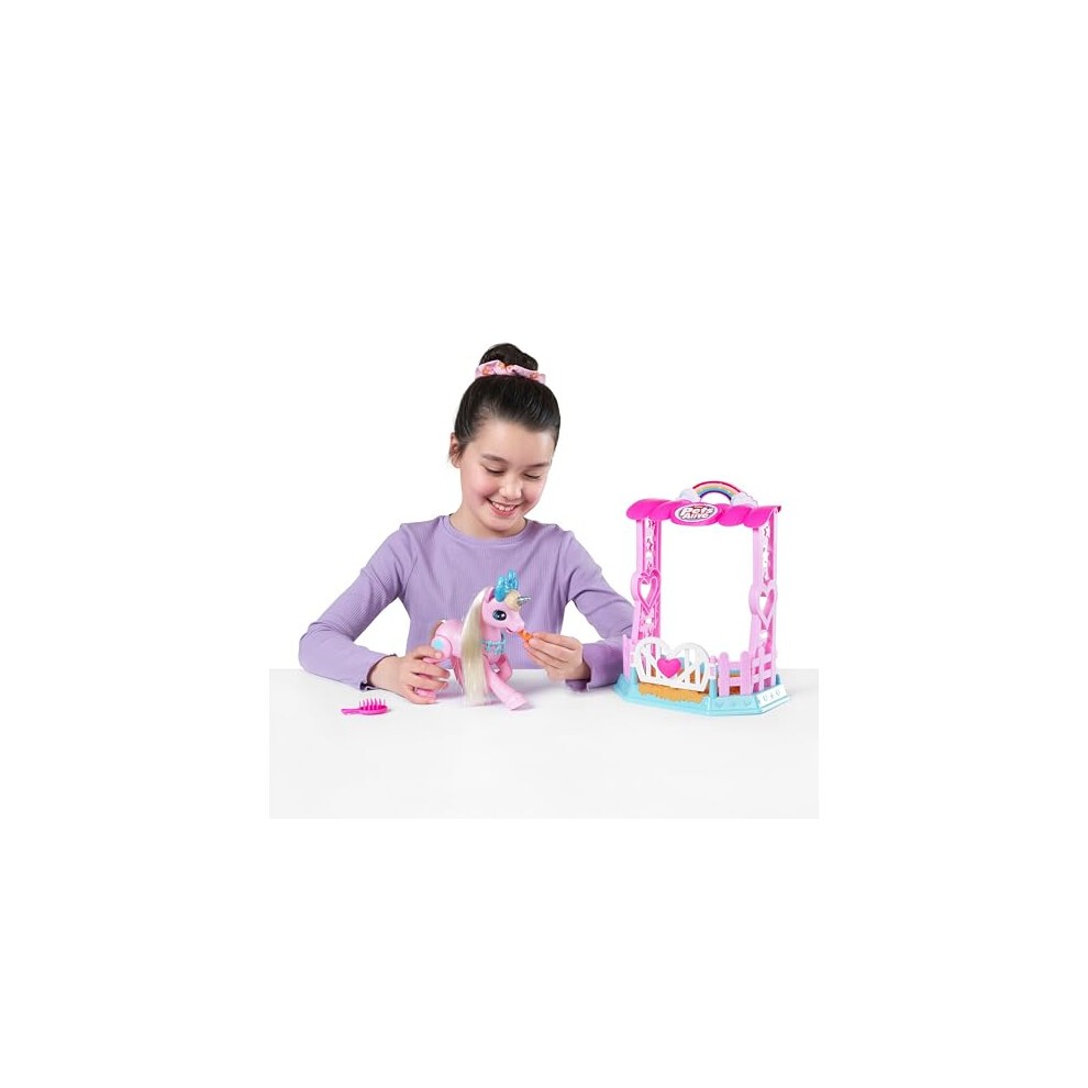 Pets Alive My Magical Unicorn and Stable Battery Powered Interactive Robotic Toy Playset by ZURU thumbnail