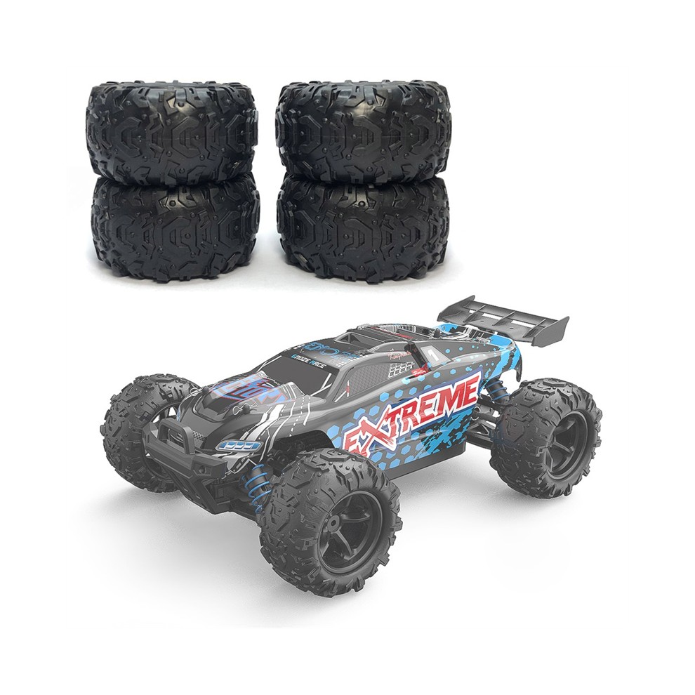 4Pcs Rubber Tire Wheel Tyre for 9300 9310 PXtoy 9302 9303 9304 1/18 RC Car Spare Parts Accessories thumbnail