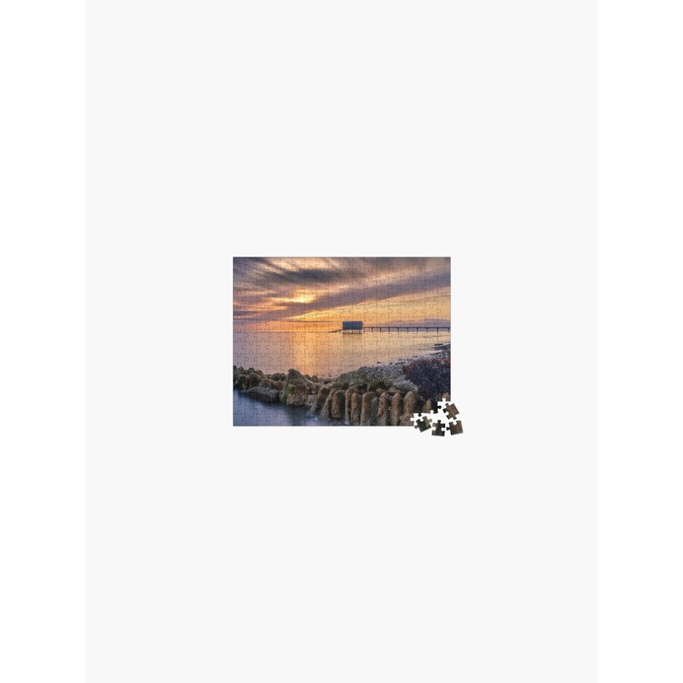 (Bembridge Lifeboat Station Sunrise LE=2658) Jigsaw Puzzle Wooden 300-Piece for Adults Kids Seniors- Home Decor Family Activity Game Wall Art 38x26cm thumbnail