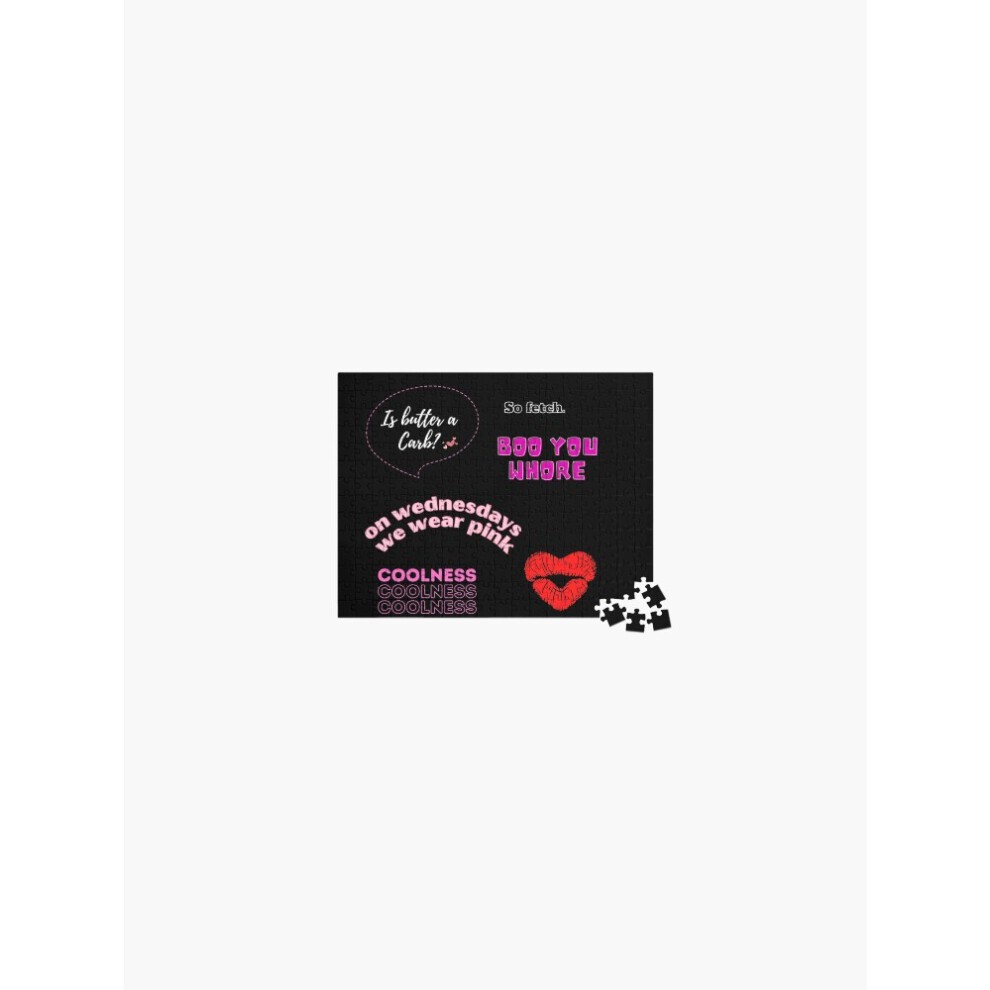 (Mean Girls Quotes- Mean Girls=4888) Jigsaw Puzzle Wooden 300-Piece for Adults Kids Seniors- Home Decor Family Activity Game Wall Art 38x26cm / 15x10i thumbnail