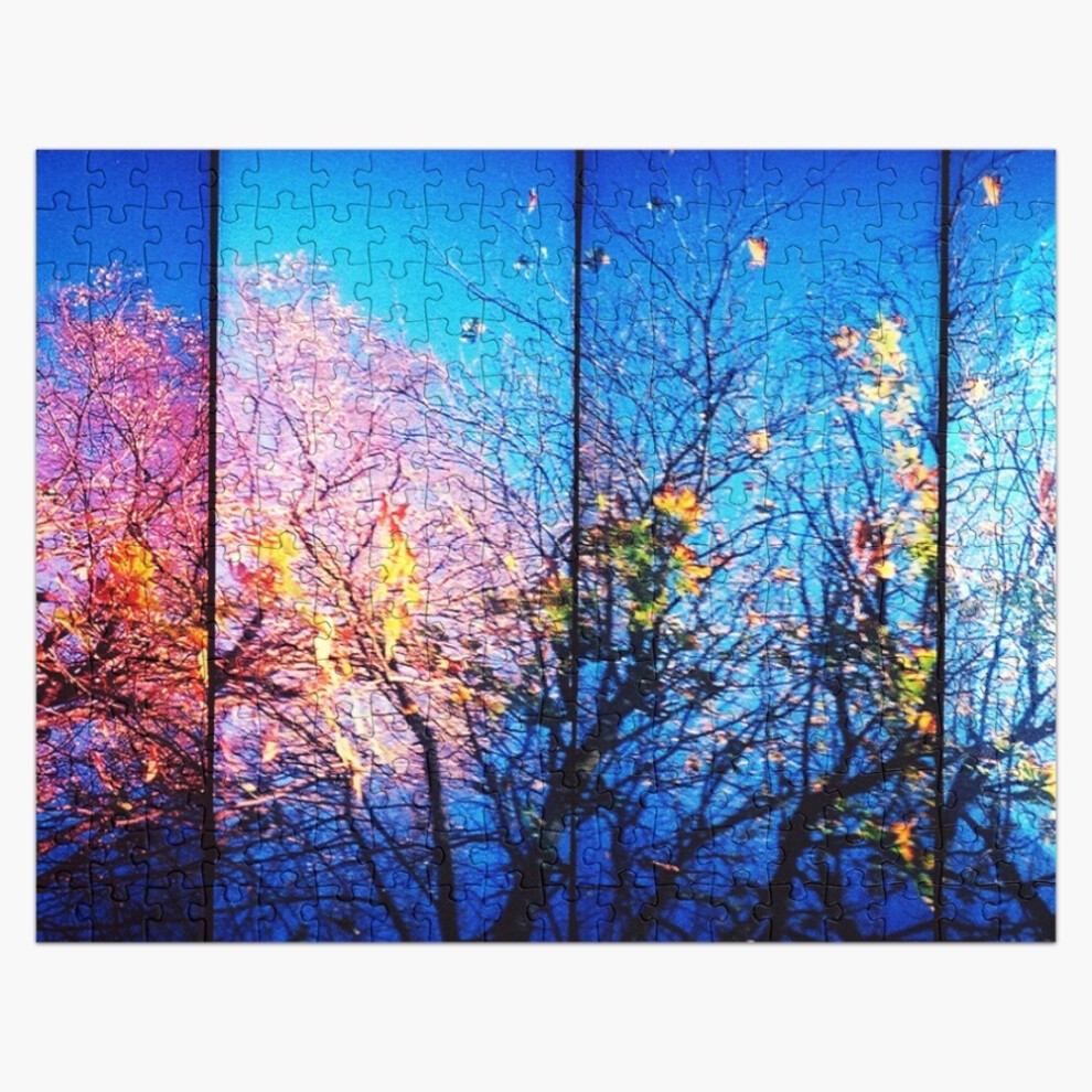 (Cherry Blossoms=4804) Jigsaw Puzzle Wooden 300-Piece for Adults Kids Seniors- Home Decor Family Activity Game Wall Art 38x26cm / 15x10inch Birthday P