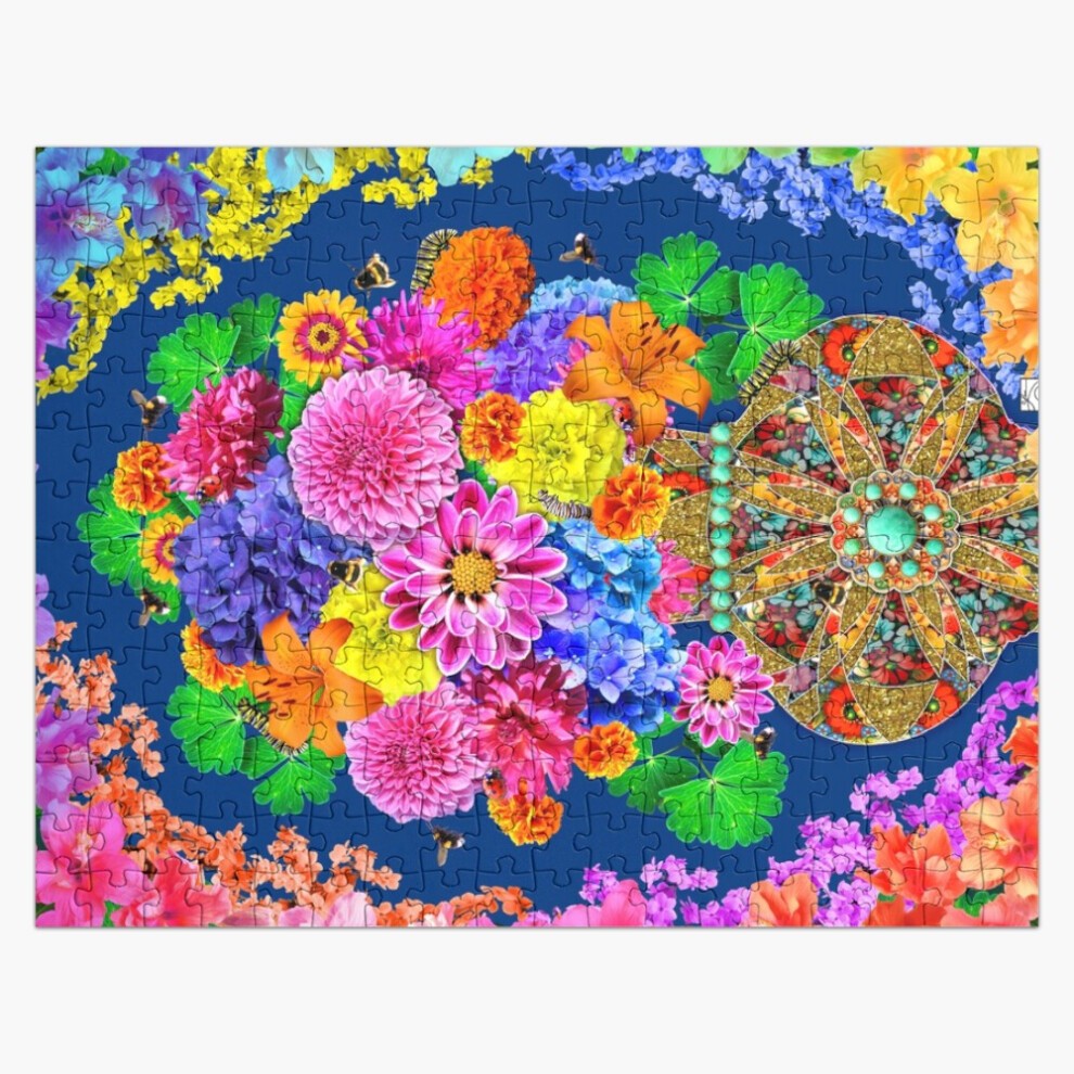 (Katherine's Garden Puzzle=5075) Jigsaw Puzzle Wooden 300-Piece for Adults Kids Seniors- Home Decor Family Activity Game Wall Art 38x26cm / 15x10inch