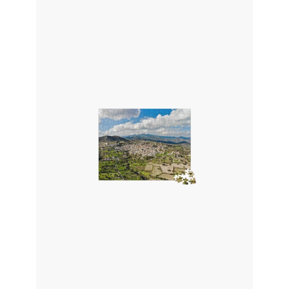 (Lefkara Village Cyprus=5796) Jigsaw Puzzle Wooden 300-Piece for Adults Kids Seniors- Home Decor Family Activity Game Wall Art 38x26cm / 15x10inch Bir thumbnail