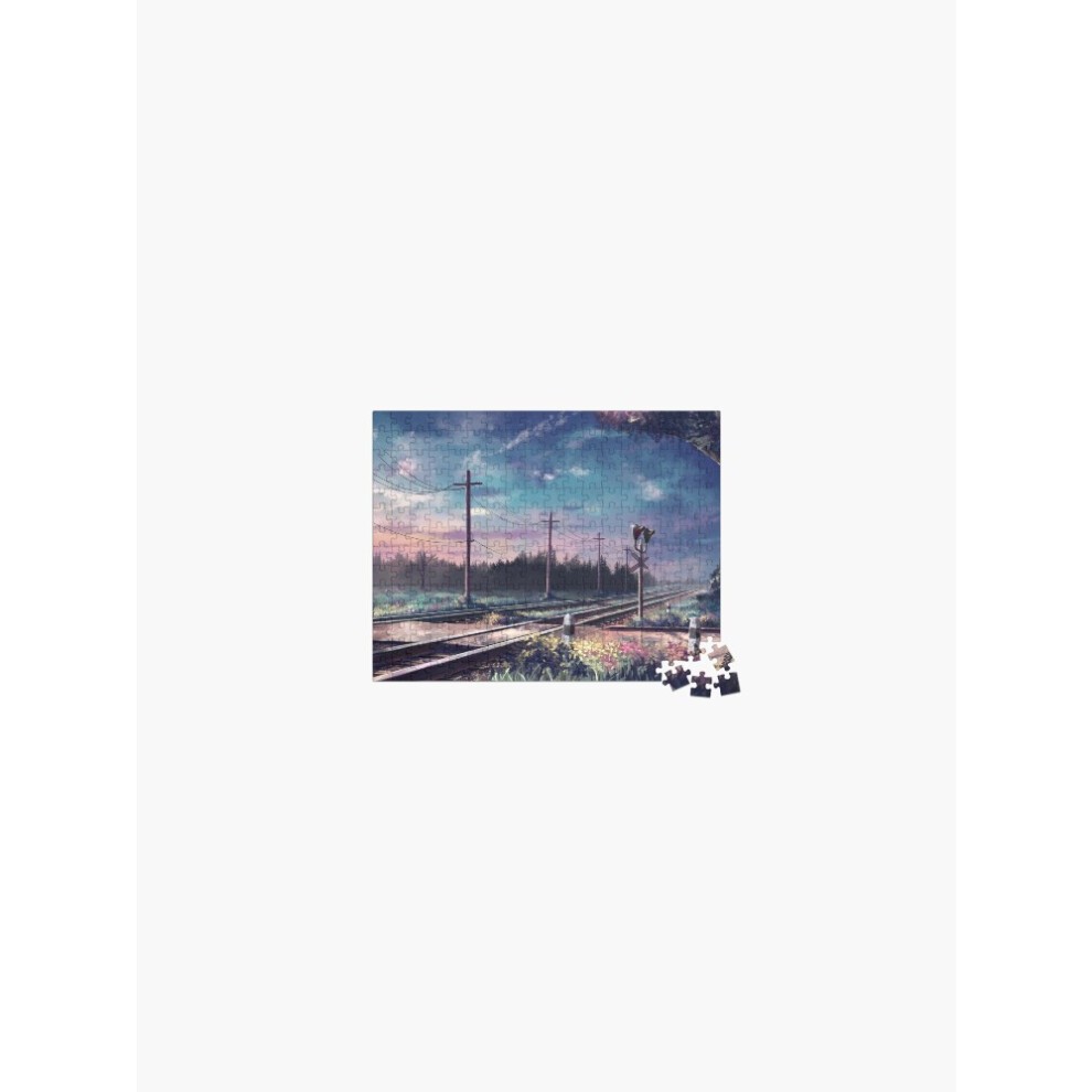 (Anime Landscape Aesthetic=5999) Jigsaw Puzzle Wooden 300-Piece for Adults Kids Seniors- Home Decor Family Activity Game Wall Art 38x26cm / 15x10inch thumbnail