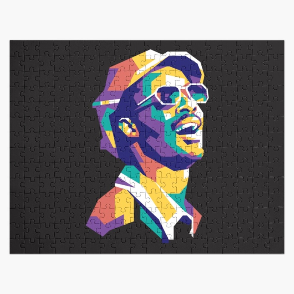 (Stevie Wonder Stevie Wonder=6331) Jigsaw Puzzle Wooden 300-Piece for Adults Kids Seniors- Home Decor Family Activity Game Wall Art 38x26cm / 15x10inc
