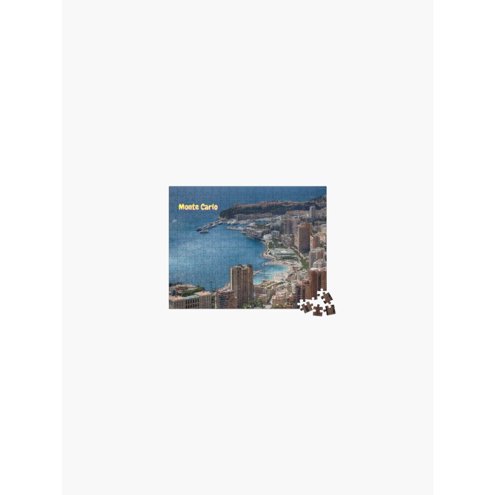 (Luxurious Monte Carlo Monaco Harbour View=6755) Jigsaw Puzzle Wooden 300-Piece for Adults Kids Seniors- Home Decor Family Activity Game Wall Art 38x2 thumbnail