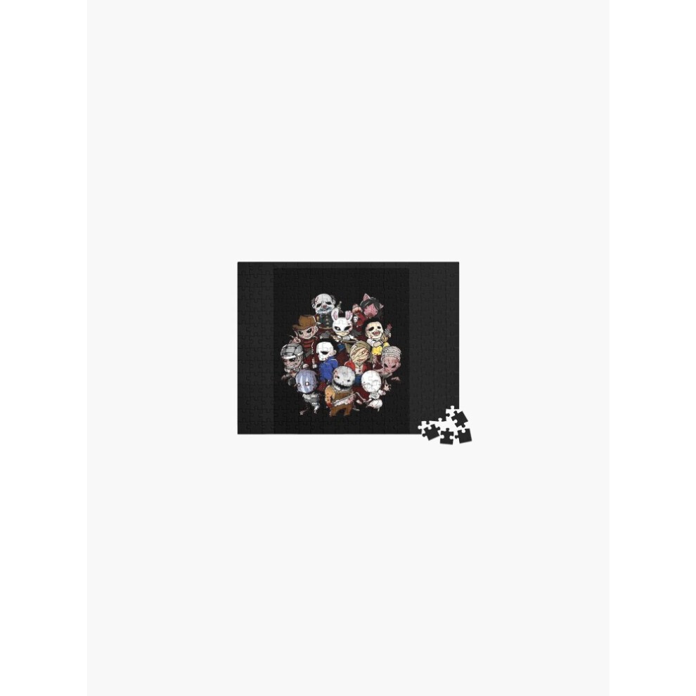 (Dead by Daylight Graphic=6858) Jigsaw Puzzle Wooden 300-Piece for Adults Kids Seniors- Home Decor Family Activity Game Wall Art 38x26cm / 15x10inch B thumbnail