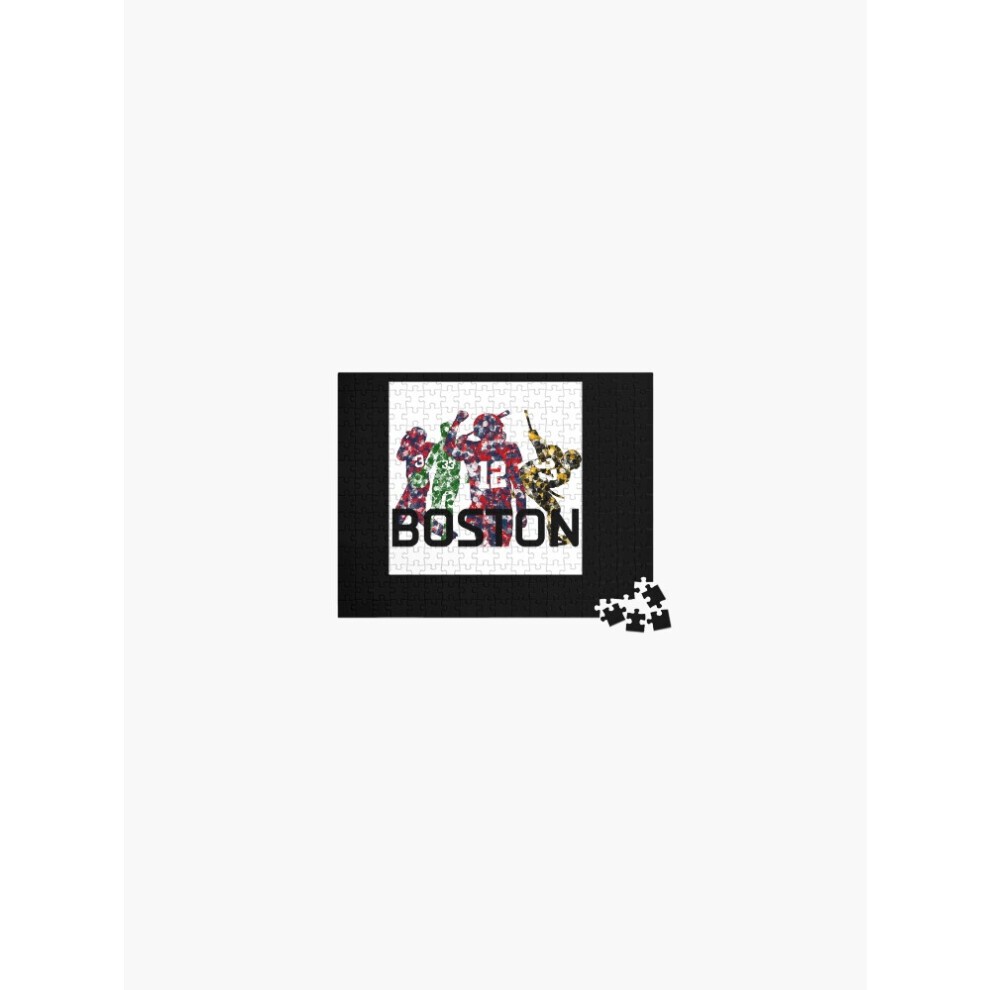 (Boston Legends Poster=6990) Jigsaw Puzzle Wooden 300-Piece for Adults Kids Seniors- Home Decor Family Activity Game Wall Art 38x26cm / 15x10inch Birt thumbnail