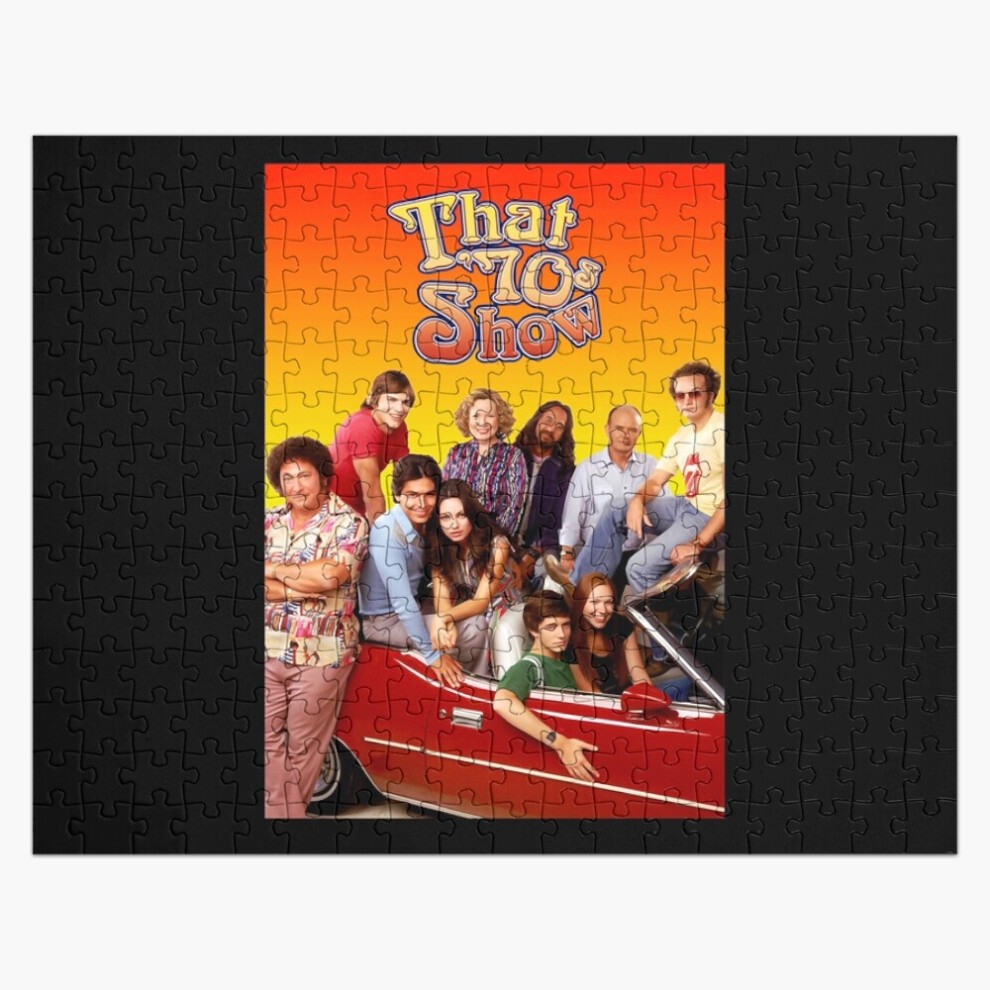(That 70s Show (1998-2006) TV Show =7263) Jigsaw Puzzle Wooden 300-Piece for Adults Kids Seniors- Home Decor Family Activity Game Wall Art 38x26cm / 1