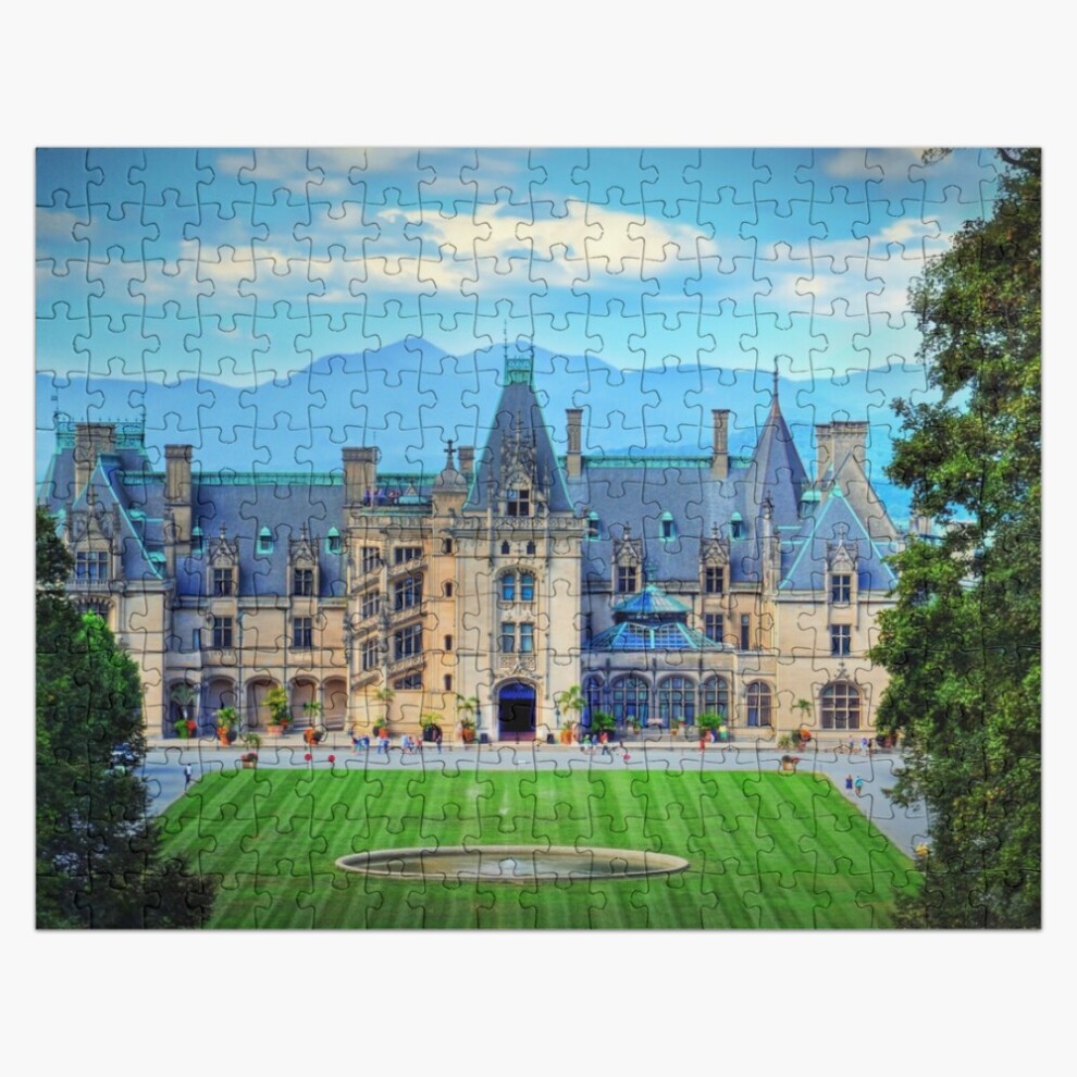 (Biltmore House=9253) Jigsaw Puzzle Wooden 300-Piece for Adults Kids Seniors- Home Decor Family Activity Game Wall Art 38x26cm / 15x10inch Birthday Pa