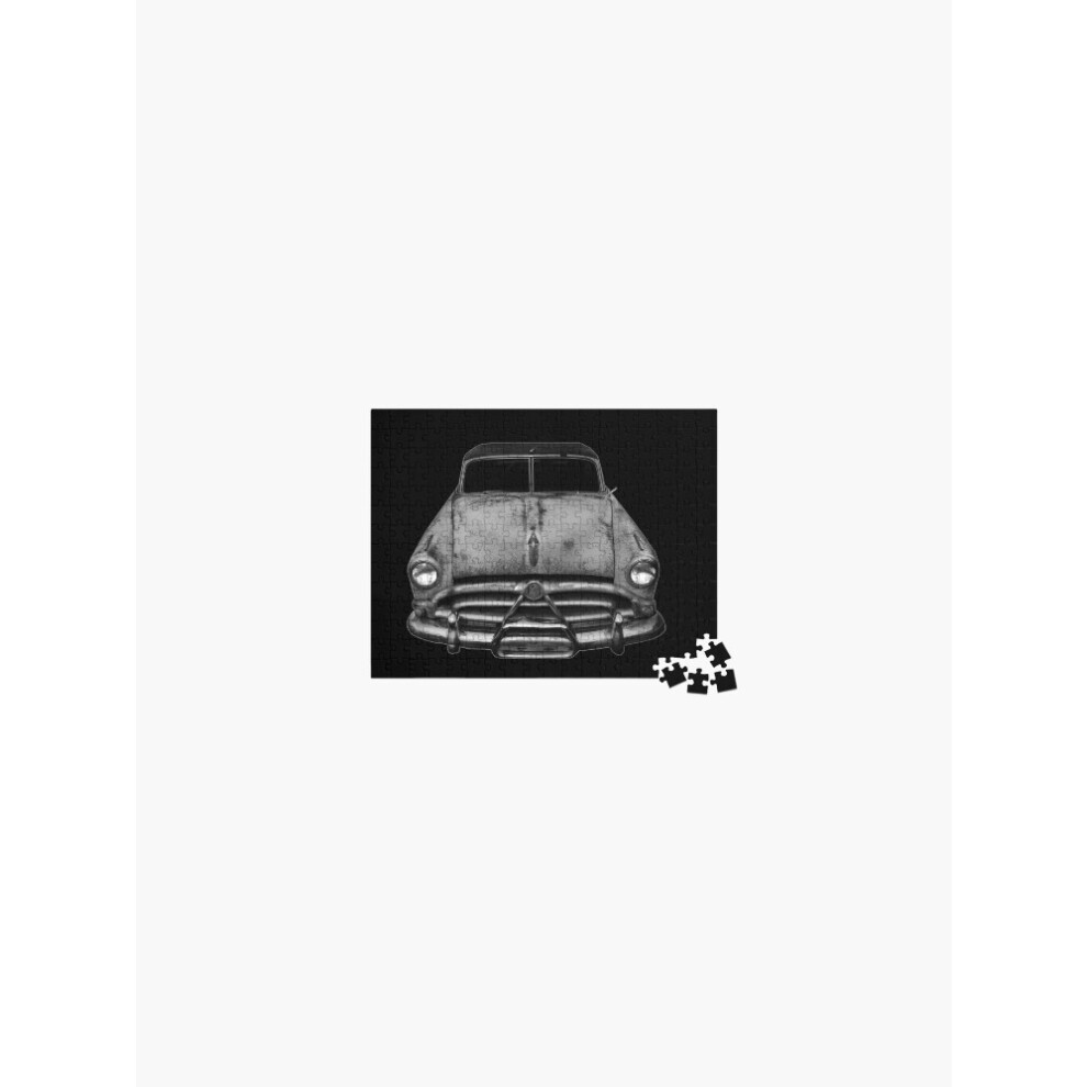 (Black and White 1951 Hudson Hornet=9332) Jigsaw Puzzle Wooden 300-Piece for Adults Kids Seniors- Home Decor Family Activity Game Wall Art 38x26cm / 1 thumbnail