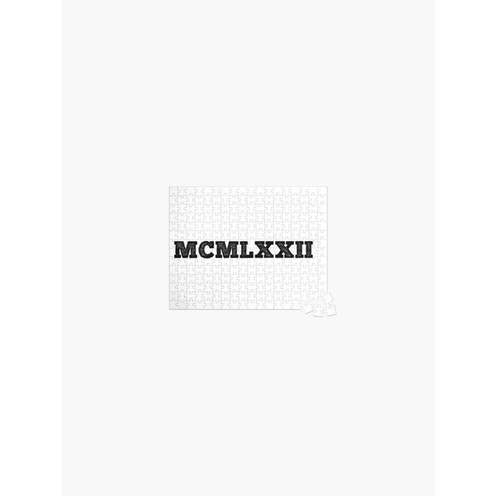 (1972 Roman Numerals=9734) Jigsaw Puzzle Wooden 300-Piece for Adults Kids Seniors- Home Decor Family Activity Game Wall Art 38x26cm / 15x10inch Birthd thumbnail