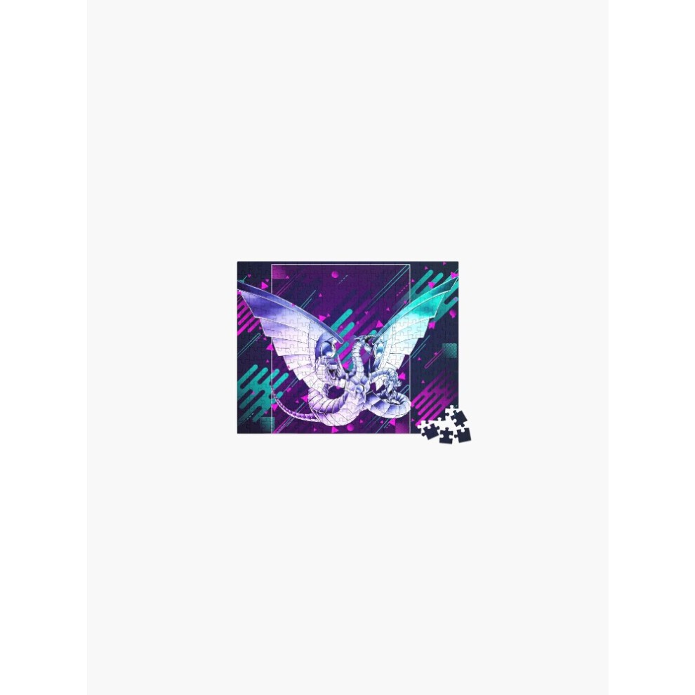 (Cyber End Dragon Modern Graphic Design=9545) Jigsaw Puzzle Wooden 300-Piece for Adults Kids Seniors- Home Decor Family Activity Game Wall Art 38x26cm thumbnail