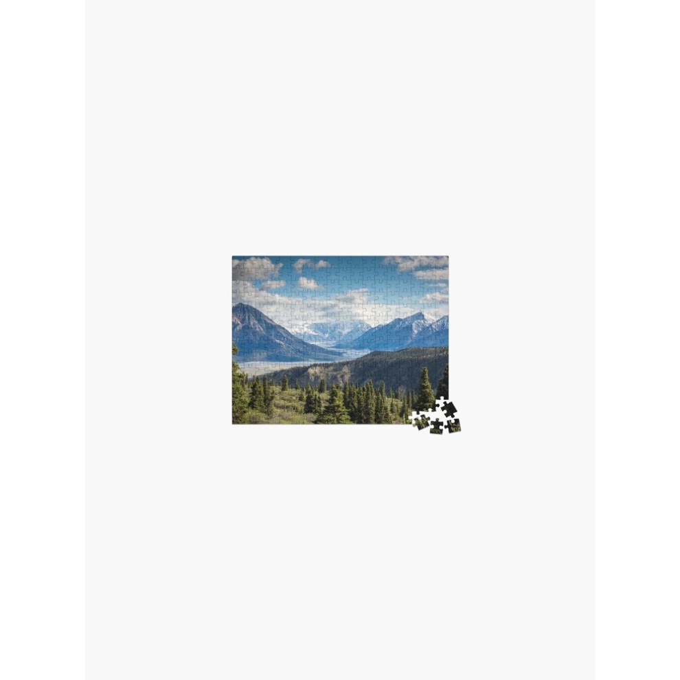 (Forest Mountains River National Park Nature Photography Wall Art=9598) Jigsaw Puzzle Wooden 300-Piece for Adults Kids Seniors- Home Decor Family Acti thumbnail