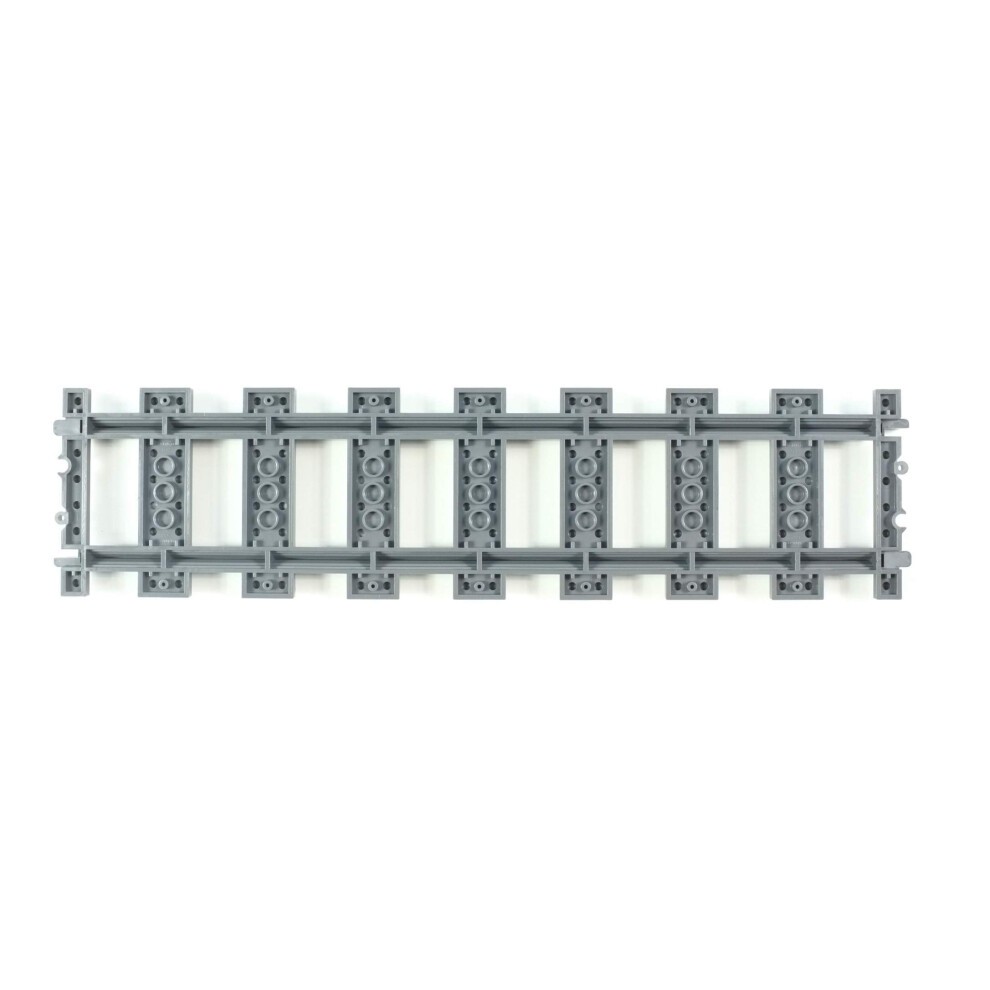 Double Straight Tracks Box, Pack of 10 Compatible with Lego City Train Sets 60197 60198 10277 60205 60238 thumbnail