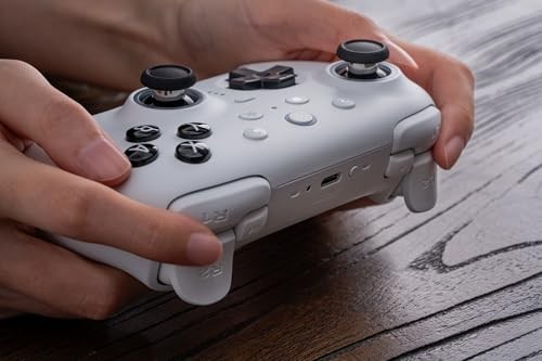 8BitDo - Ultimate 2 Bluetooth Wireless Gaming Controller for Nintendo Switch, PC - White thumbnail