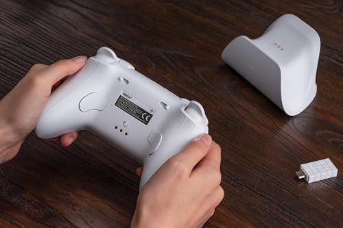 8BitDo - Ultimate 2 Bluetooth Wireless Gaming Controller for Nintendo Switch, PC - White thumbnail