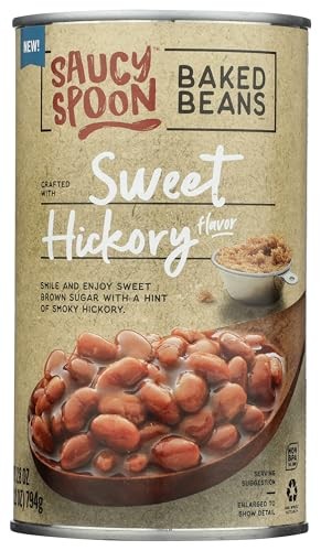Saucy Spoon Sweet Hickory Baked Beans  Canned Beans  28 Oz Can