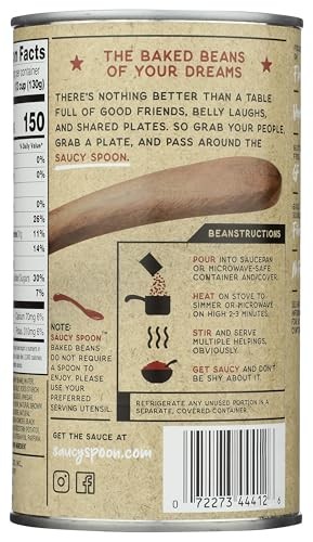 Saucy Spoon Sweet Hickory Baked Beans  Canned Beans  28 Oz Can thumbnail