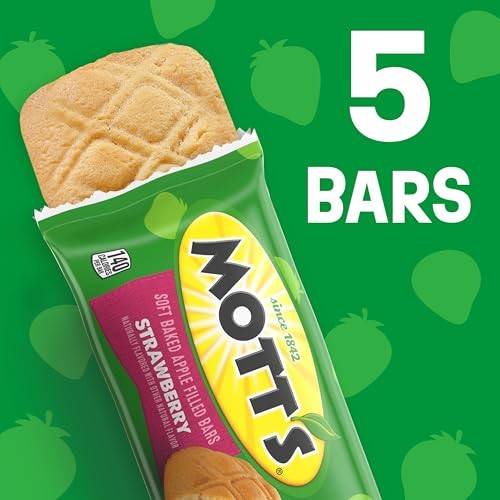 Mott's Soft Baked Strawberry Filled Snack Bars - 6.55oz/5ct