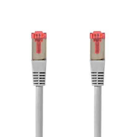 Nedis CCGL85 Cat6 Cat6 Cable, 5 M, Grey, Shielded Screened Polyvinyl Chloride Sheath