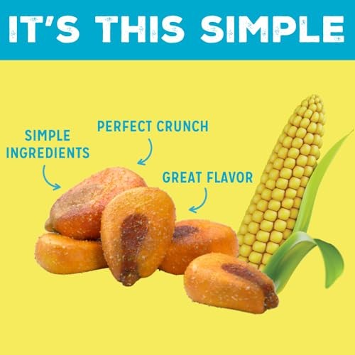 LOVE CORN Salt & Vinegar 0.7oz X 20 Bags - Delicious Crunchy Corn - Healthy Family Snacks - Gluten Free, Kosher, NON-GMO - Alternative for Chips, Nuts thumbnail